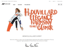 Tablet Screenshot of henri-duvillard.com
